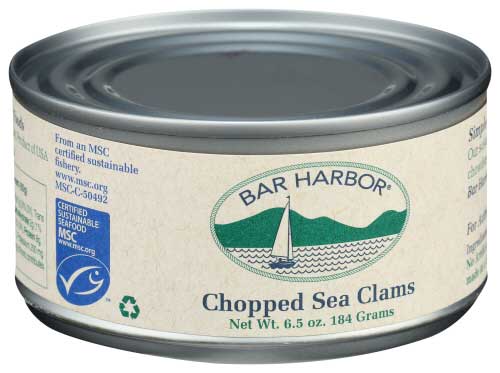 Bar Harbor Foods All Natural Chopped Clam, 6.5 Ounce -- 12 Per Case