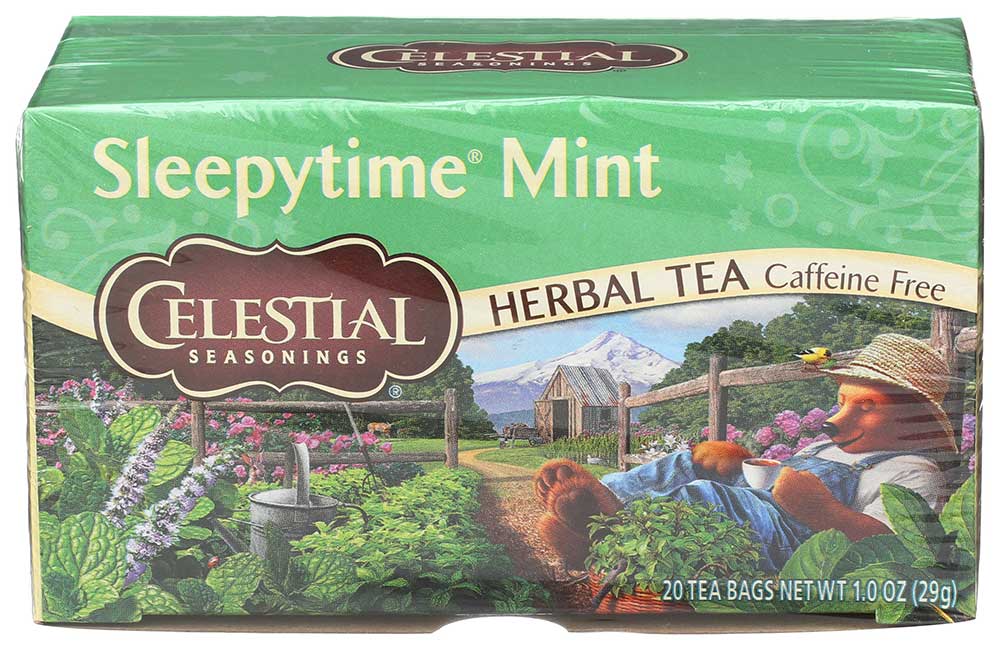 Celestial Seasonings Sleepytime Mint Tea, 20 tea bags per pack -- 6 per case.