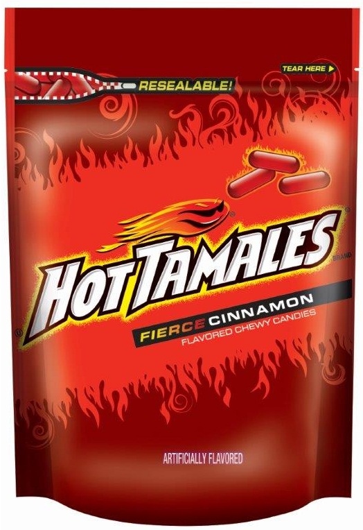 Hot Tamales Fierce Cinnamon Chewy Candy, 10 Ounce -- 8 Per Case