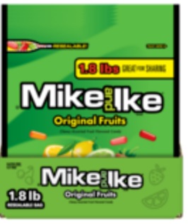 Mike And Ike Original Fruits Chewy Candy, 28.8 Ounce -- 6 Per Case