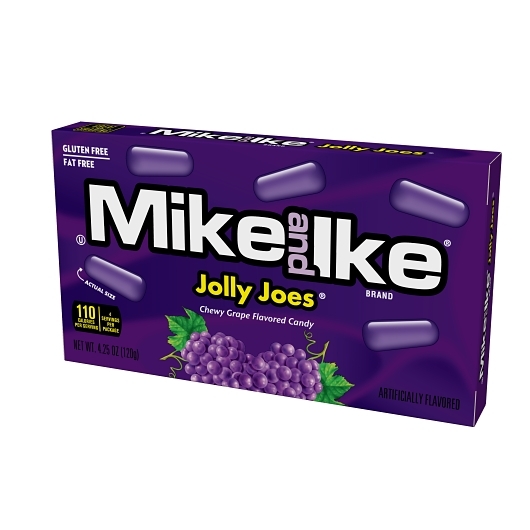 Mike And Ike Jolly Joes Chewy Grape Flavored Candy, 4.25 Ounce -- 12 Per Case