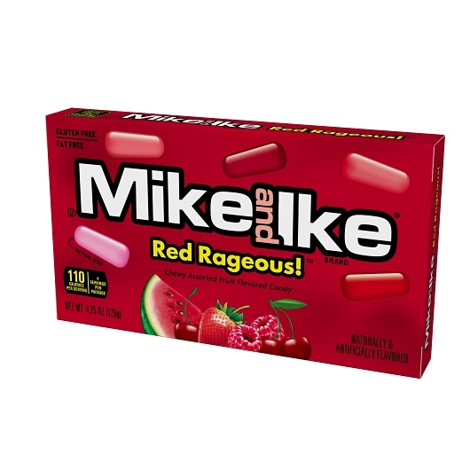 Mike And Ike Red Rageous Chewy Assorted Fruit Flavored Candy, 4.25 Ounce -- 12 Per Case