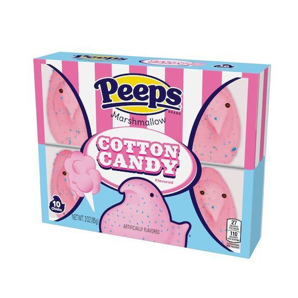 Peeps 3 Flavors Marshmallow Chicks - Floorstand Display, 72 Peeps 3 Flavors Marshmallow Chicks - Floorstand Display, 72