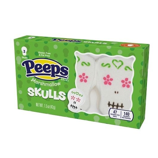 Peeps Marshmallow Skulls, 1.5 Ounce -- 24 Per Case