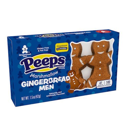 Peeps Marshmallow Gingerbread Men, 1.5 Ounce -- 24 Per Case