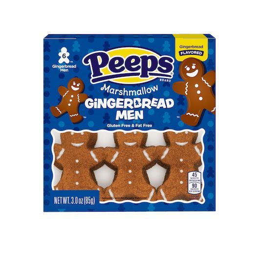Peeps Marshmallow Gingerbread Men, 3 Ounce -- 12 Per Case
