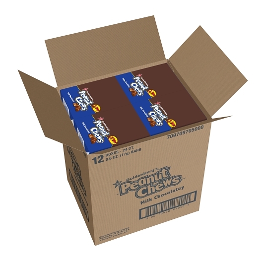 Goldenberg's Peanut Chews Milk Chocolate Candy, 0.6 Ounce -- 288 Per Case