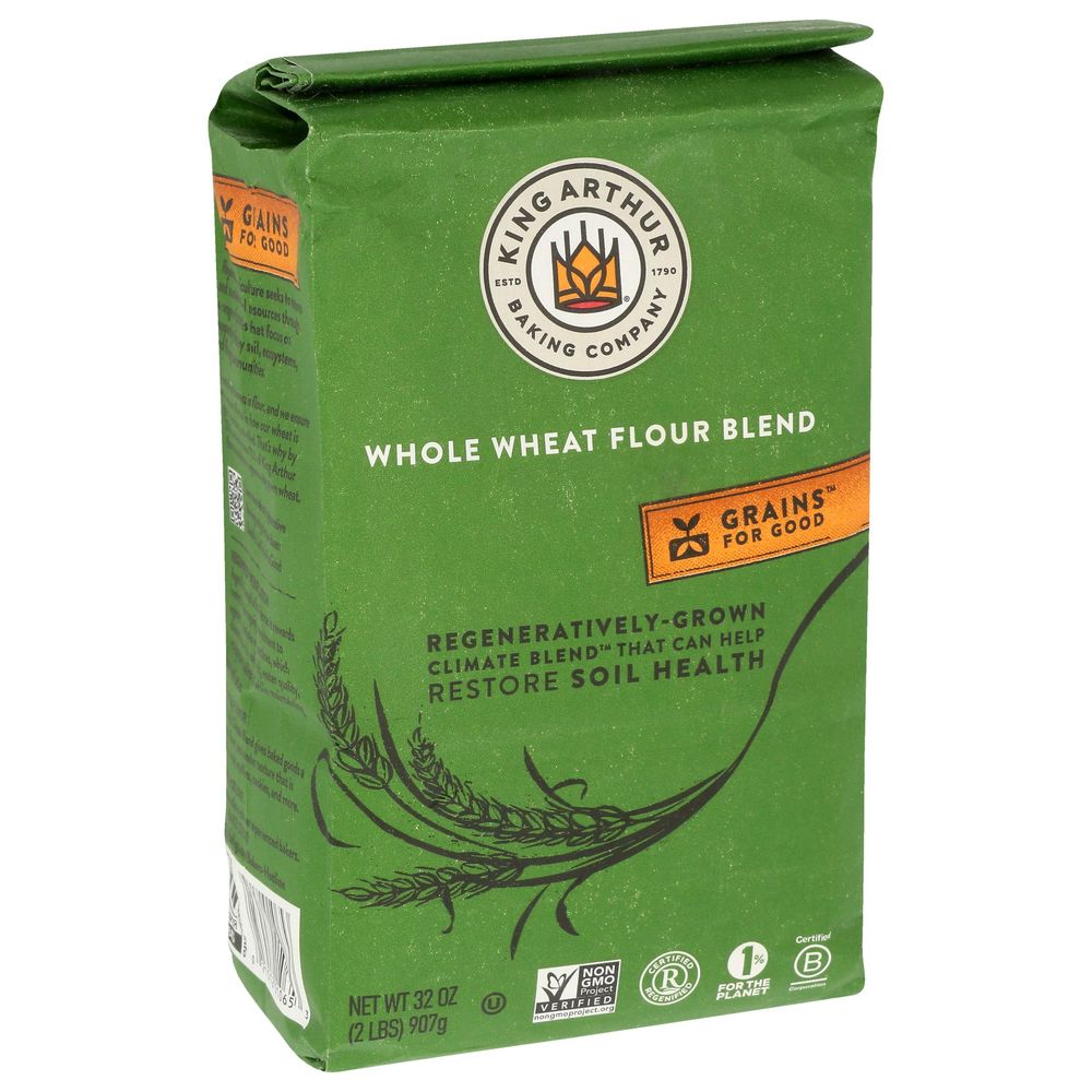 King Arthur Whole Wheat Flour, 2 Pound -- 12 per case