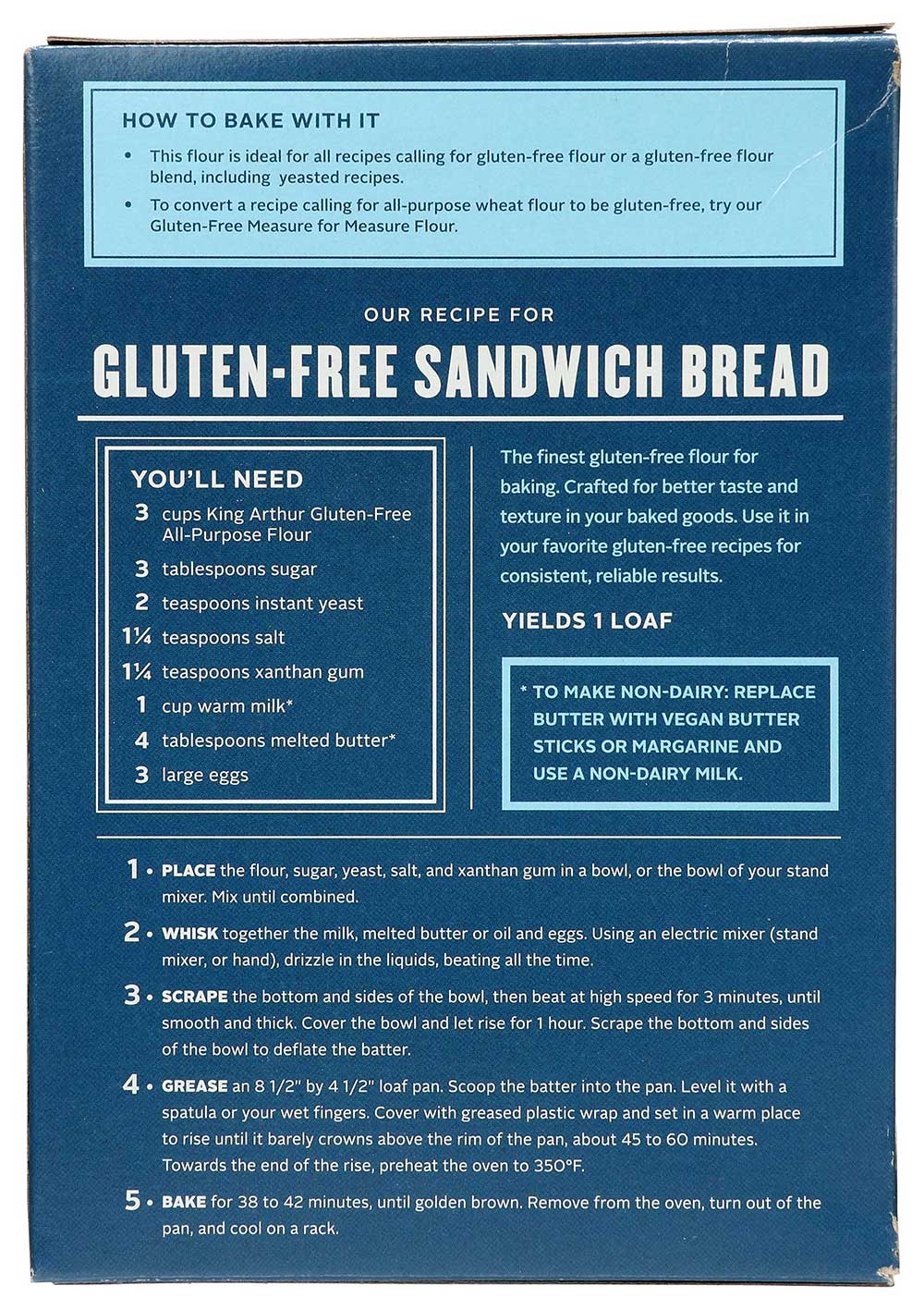 King arthur gluten free flour ingredients outlet