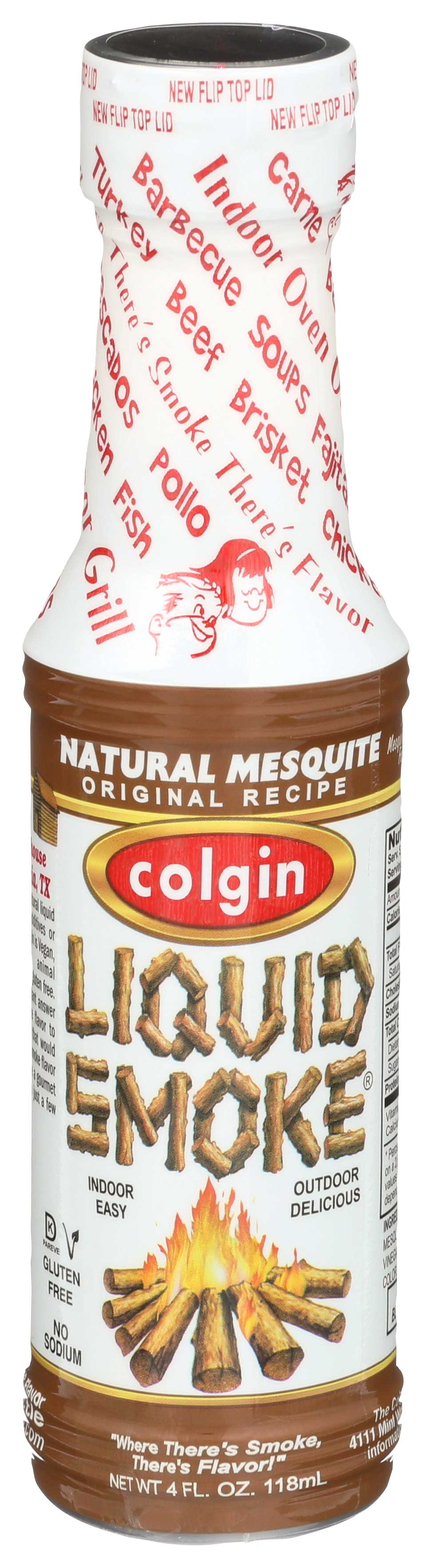 Colgin Natural Mesquite Liquid Smoke, 4 Fluid Ounce -- 6 Per Case