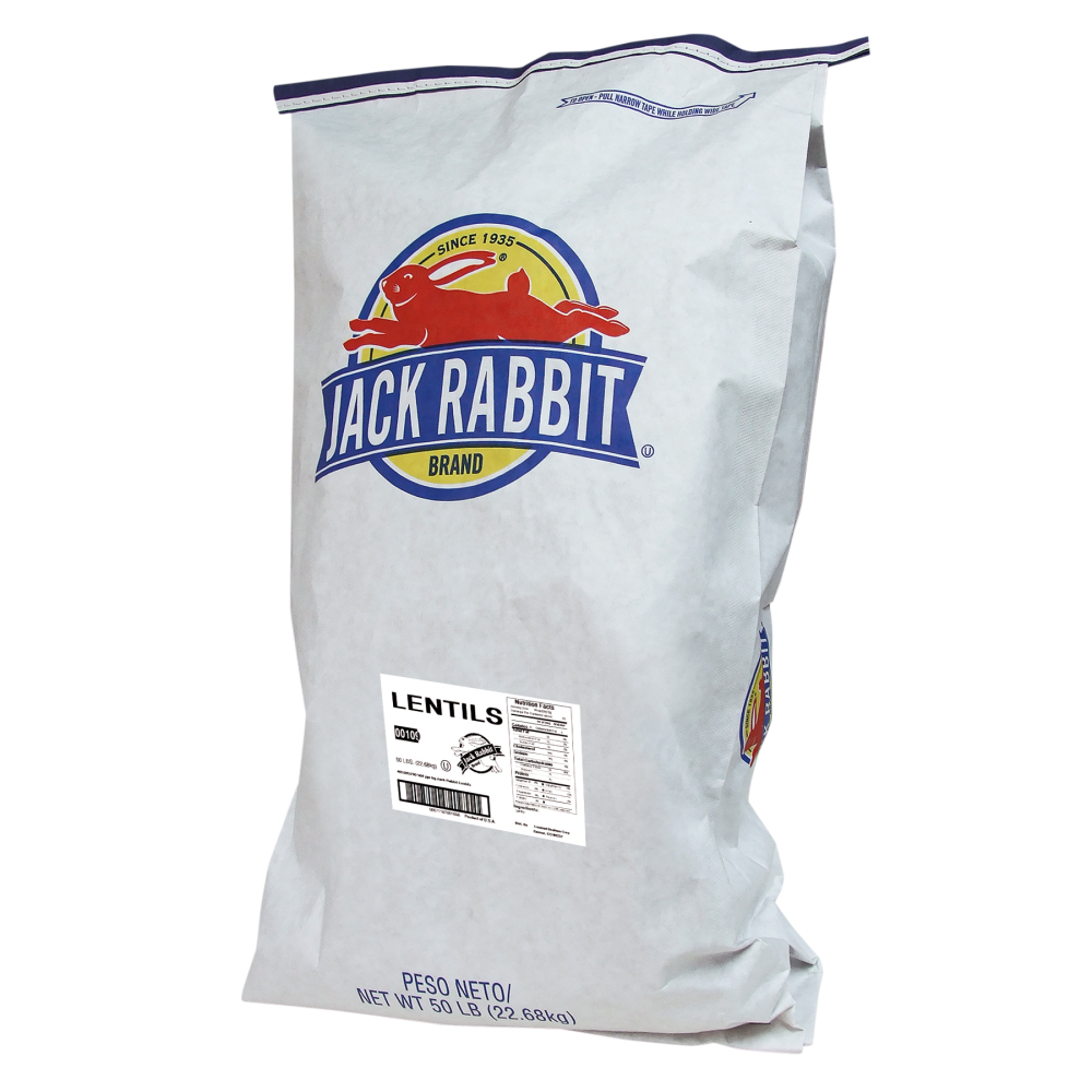 Jack Rabbit Lentils - 50 lb. package, 1 package per case