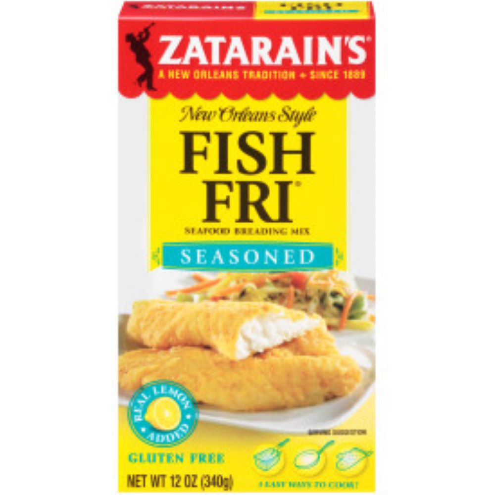 Zatarain's Fish Fri Seasoned Seafood Breading Mix, 12 Ounce -- 8 Per Case