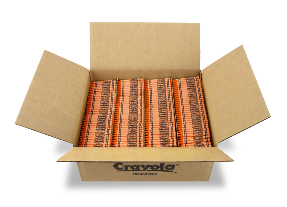 Crayola Orange Bulk Crayons -- 3000 Per Case