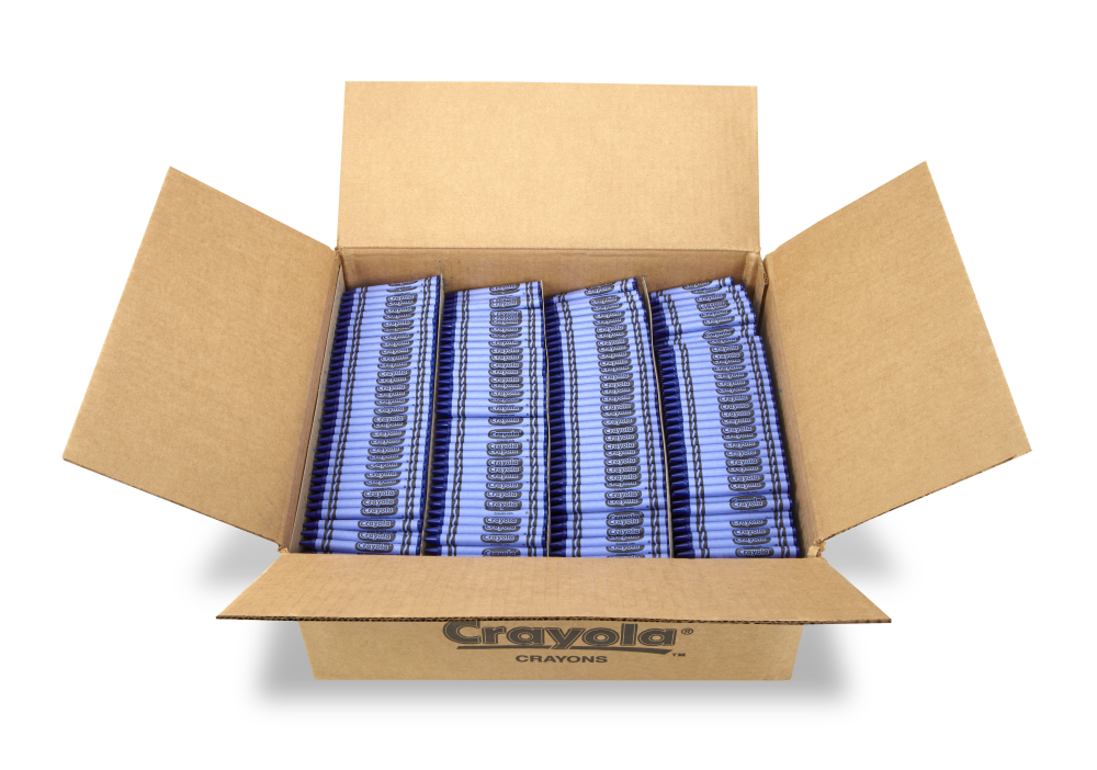 Crayola Blue Bulk Crayons -- 3000 Per Case