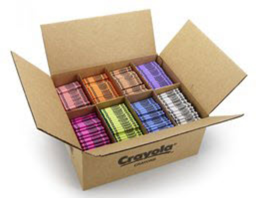 Crayola 8 Color, 375 Each Color -- 3,000 Per Case