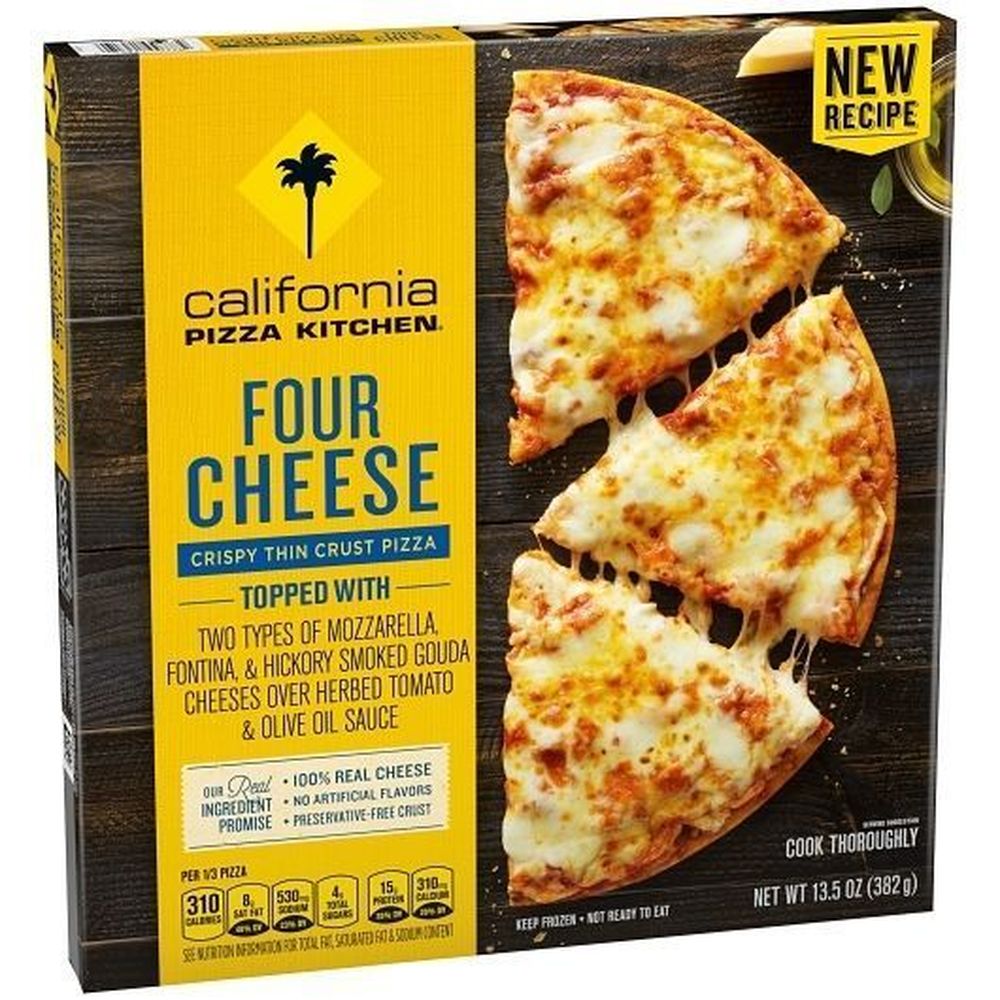 MV% ピザ California Pizza Kitchen 12 inch Thin Crust 4 Cheese Pizza, 13.5