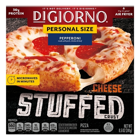 Digiorno Cheese Stuffed Crust Pepperoni Pizza, 8.5 Ounce -- 10 Per Case