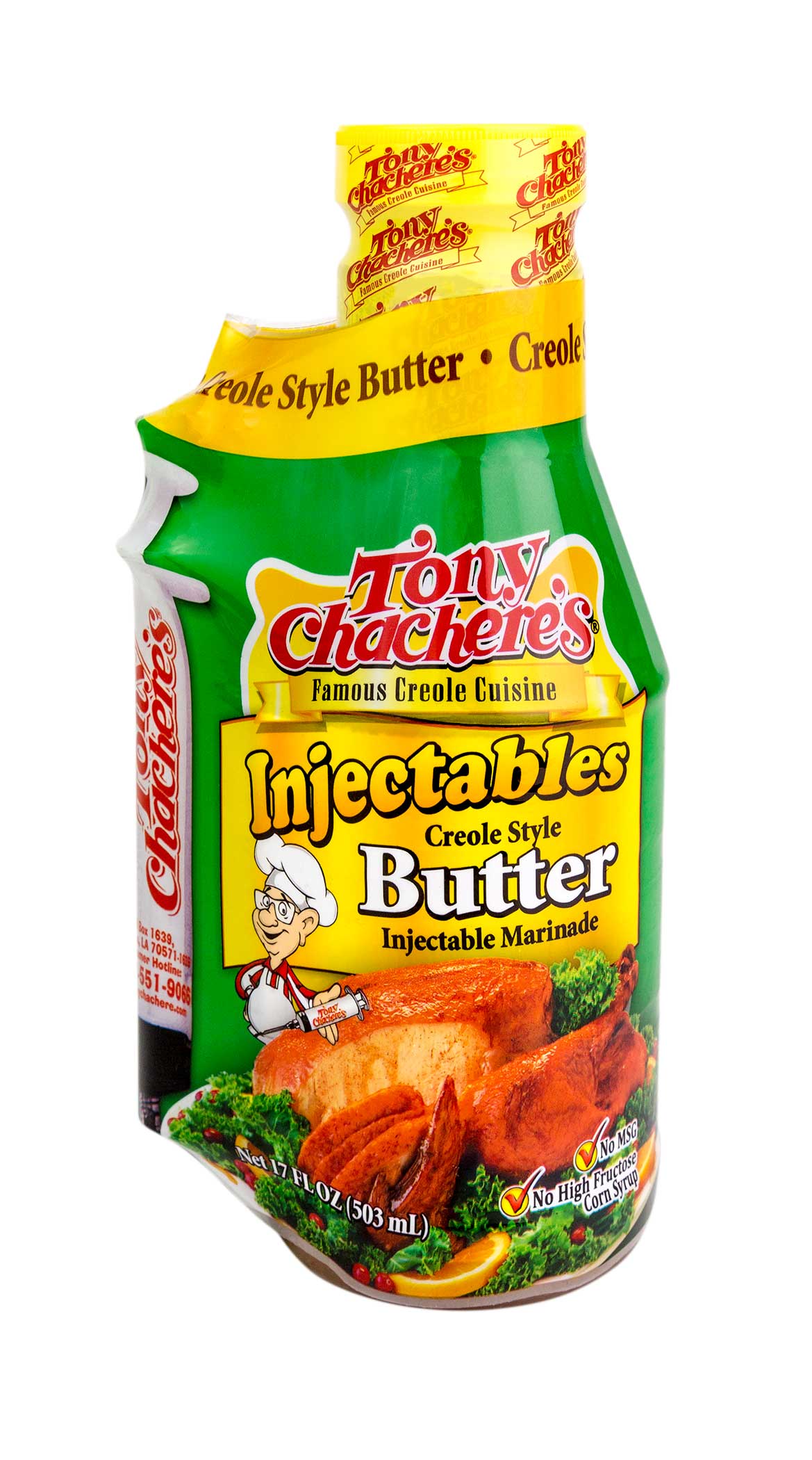 Tony Chachere's Creole Butter Marinade, 17 Ounce -- 6 Per Case