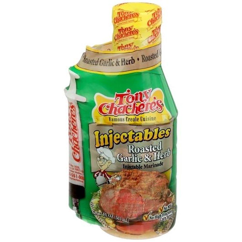 Tony Chachere's Creole Style Injectable Butter and Roasted Garlic ...