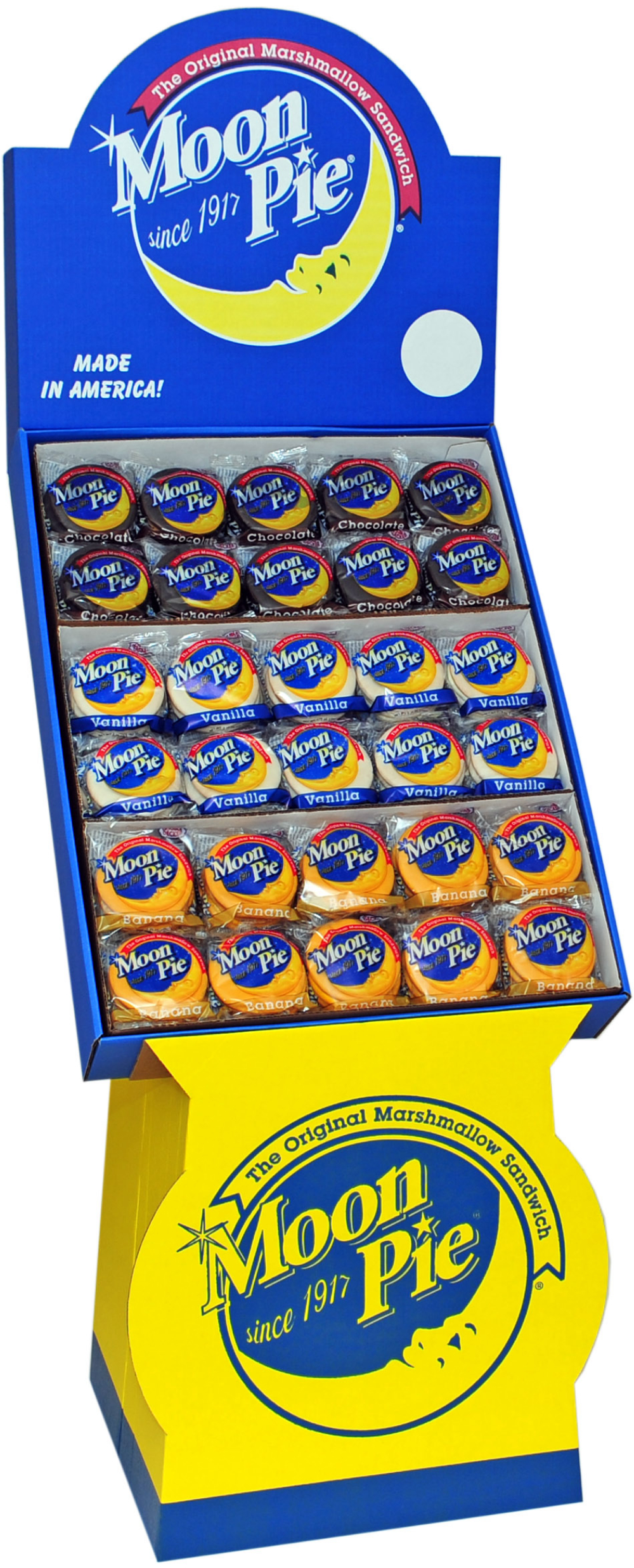 MoonPie - Chocolate Vanilla and Banana Double Decker, 2.75 Ounce -- 90 per case.