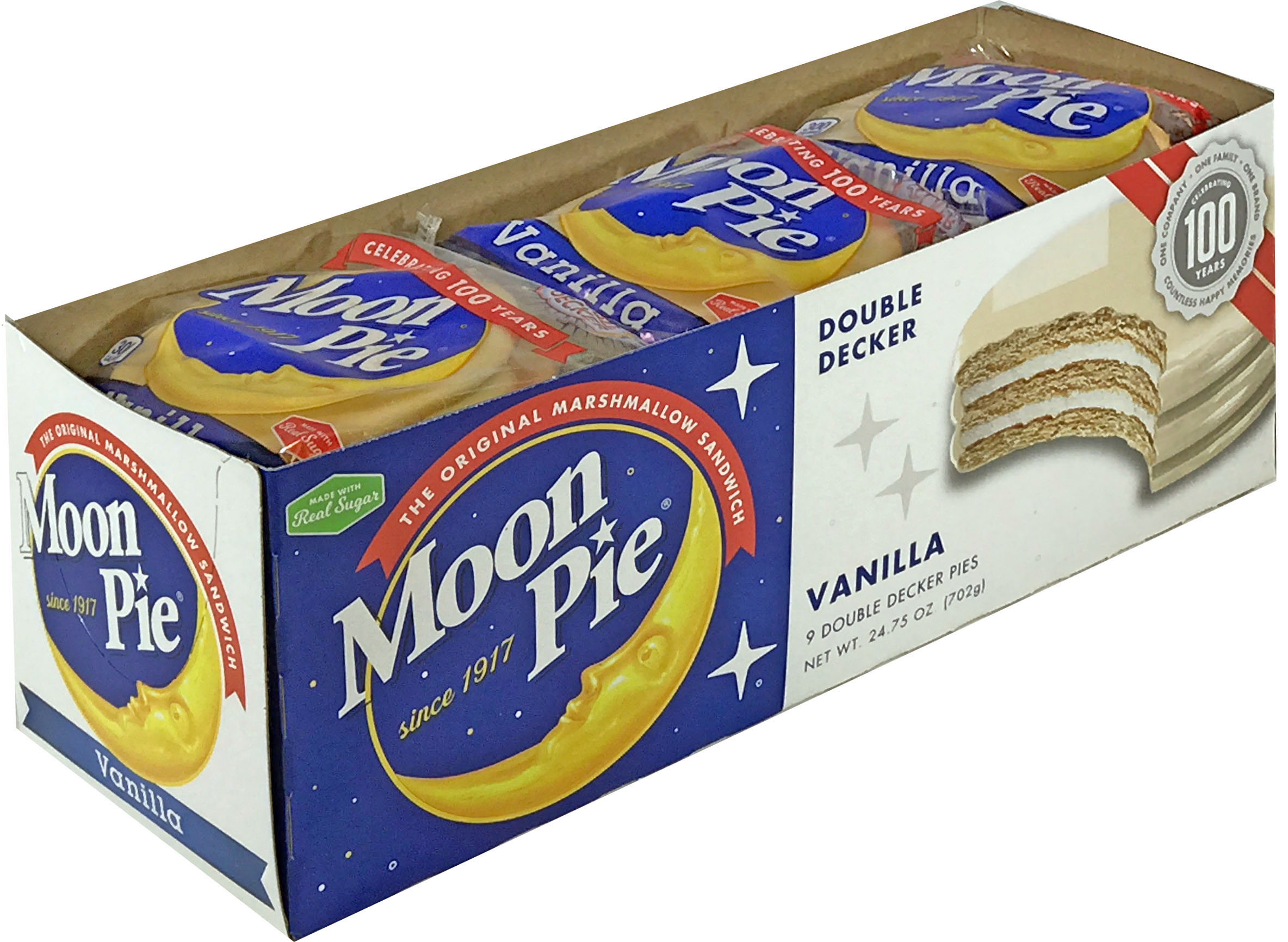 Moonpie Double Decker Vanilla Pie -- 54 Per Case