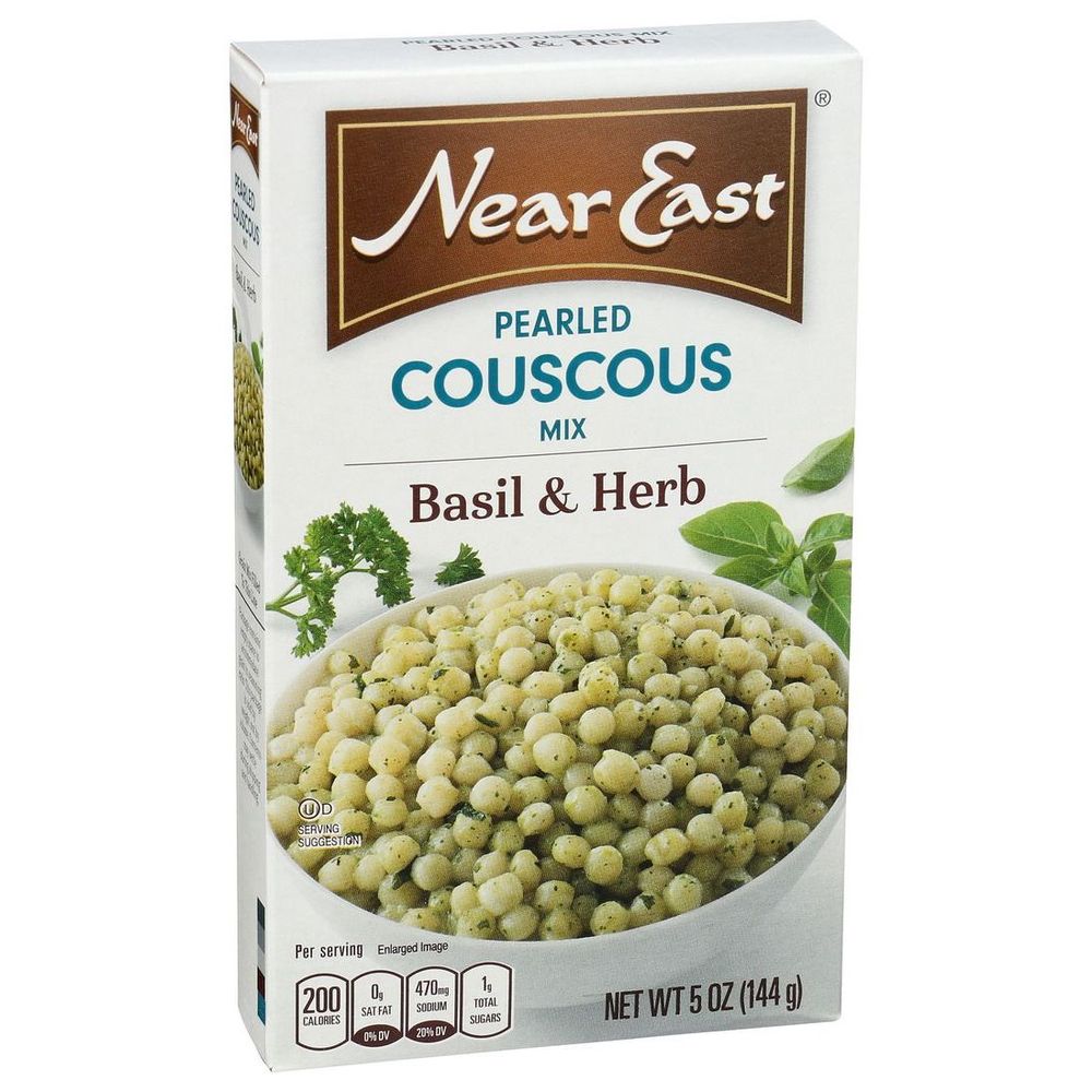 Near East Basil And Herb Pearled Couscous Mix, 5 Ounce -- 12 Per Case