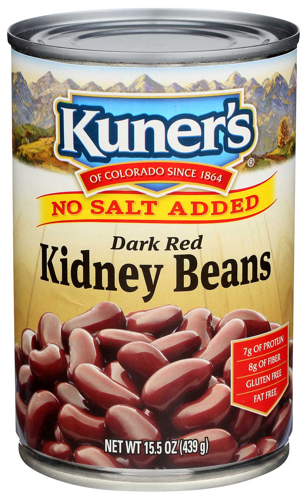 Kuner's No Salt Added Dark Red Kidney Beans, 15 Ounce -- 12 Per Case