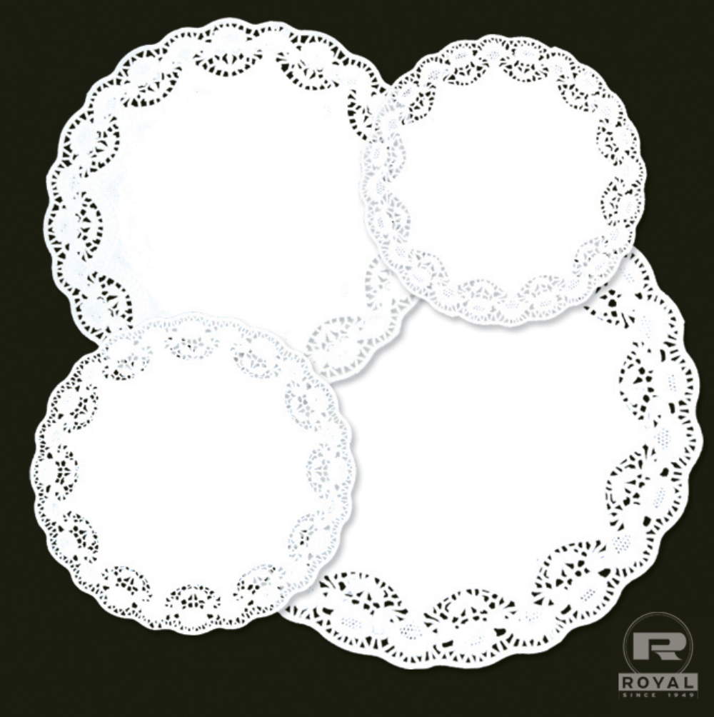 Royal Lace Doilie, 5 Inch -- 10000 Per Case