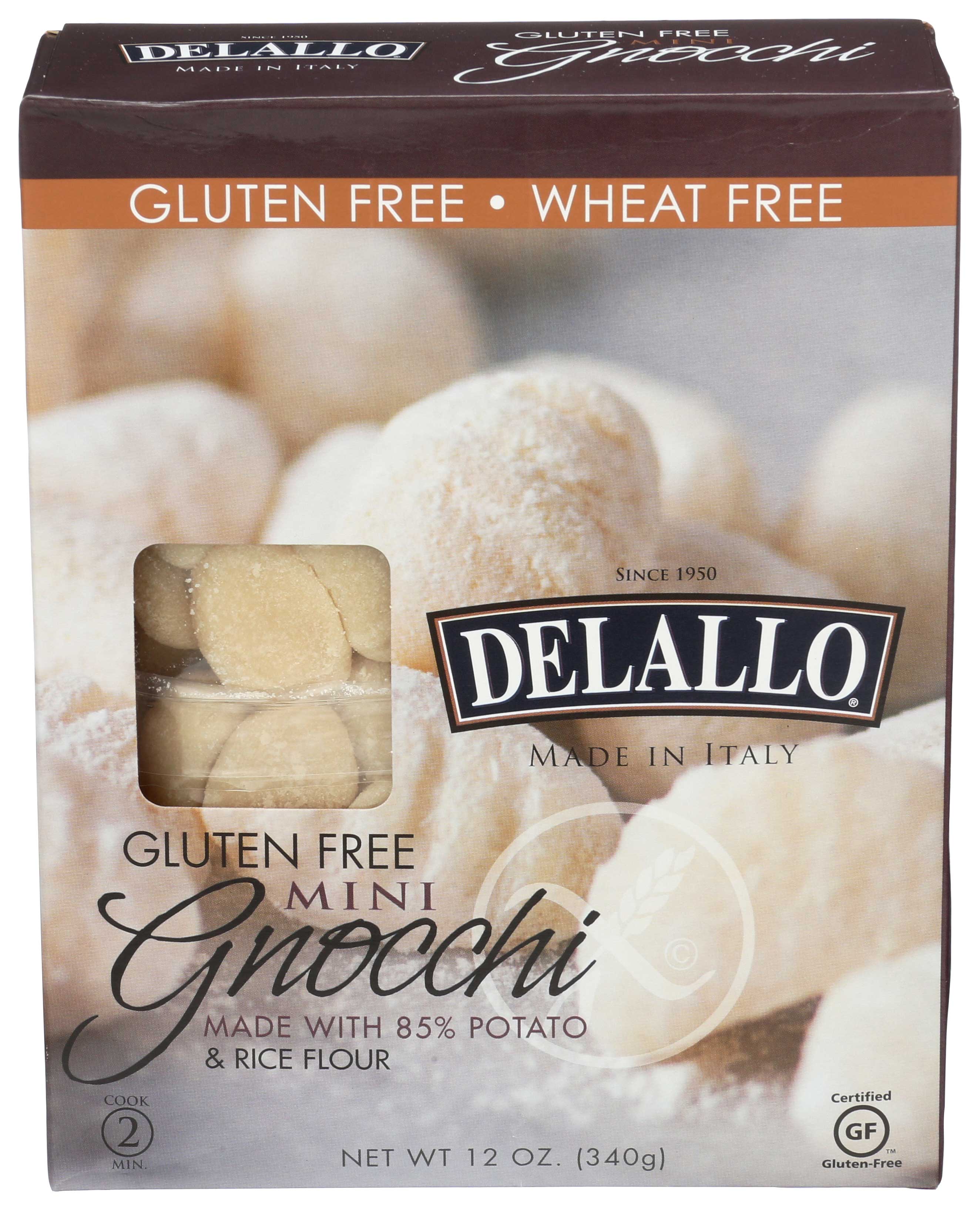 Delallo Gluten Free Potato And Rice Gnocchi, 12 Ounce -- 6 Per Case