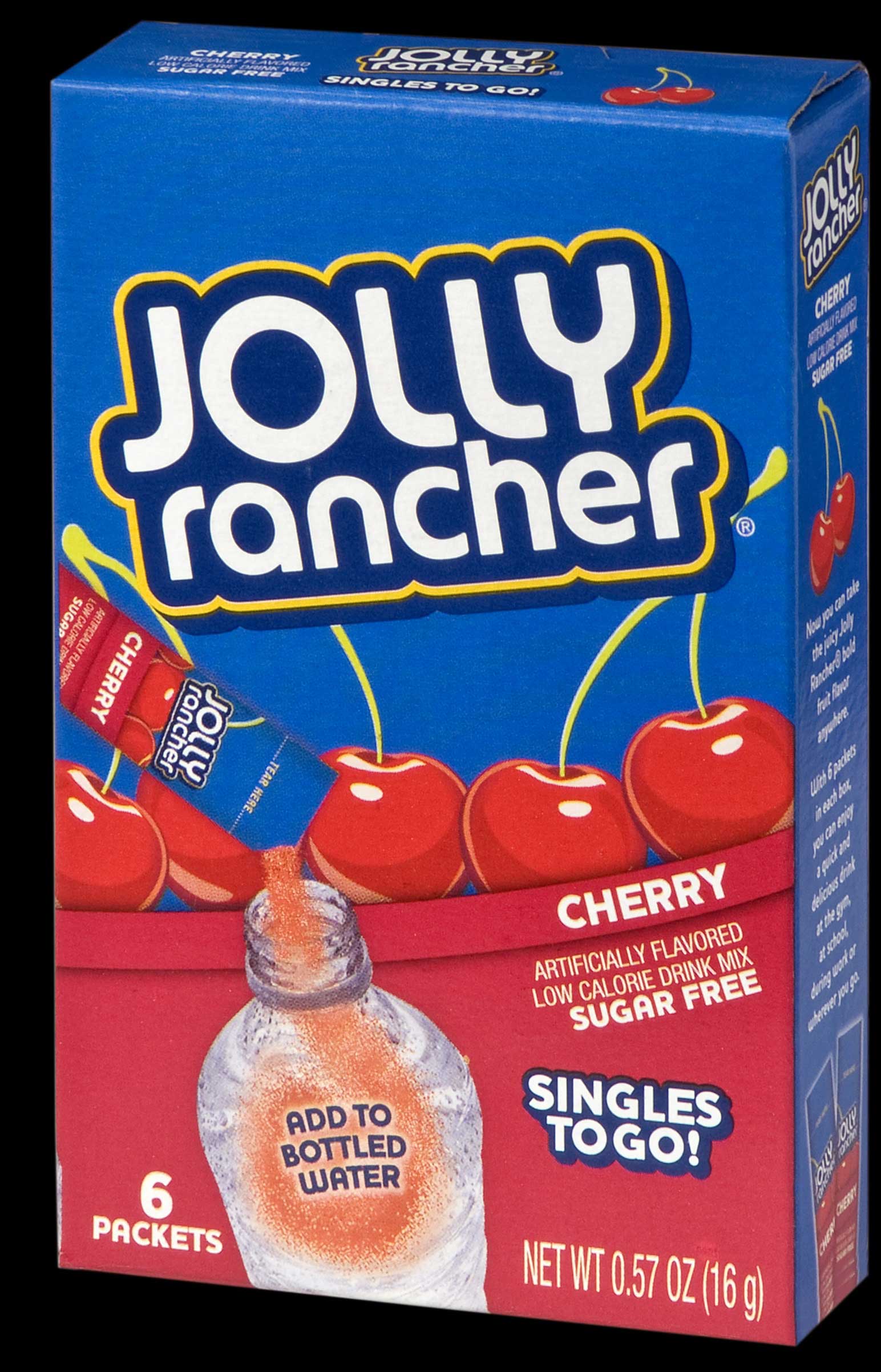 Jolly Rancher Singles To Go Cherry Powdered Drink Mix, 0.57 Ounce