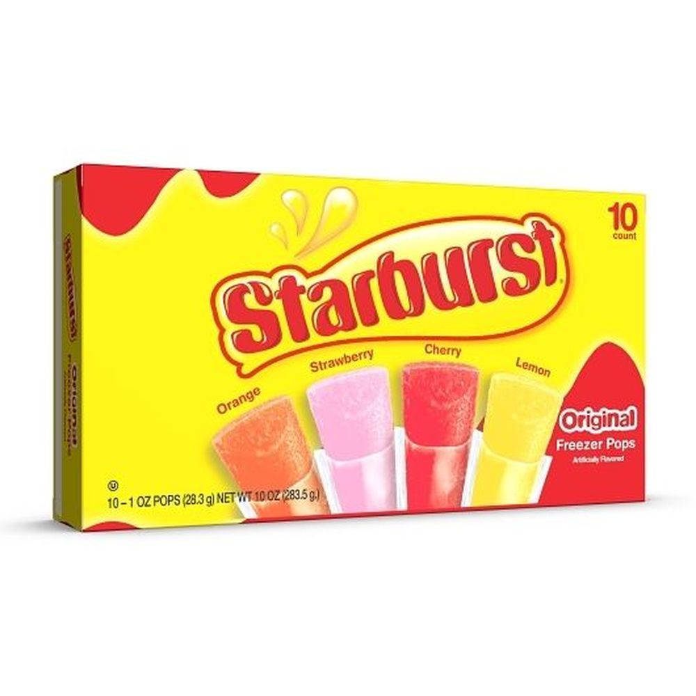 Starburst Original Freezer Pops, 10 Ounce -- 12 per case