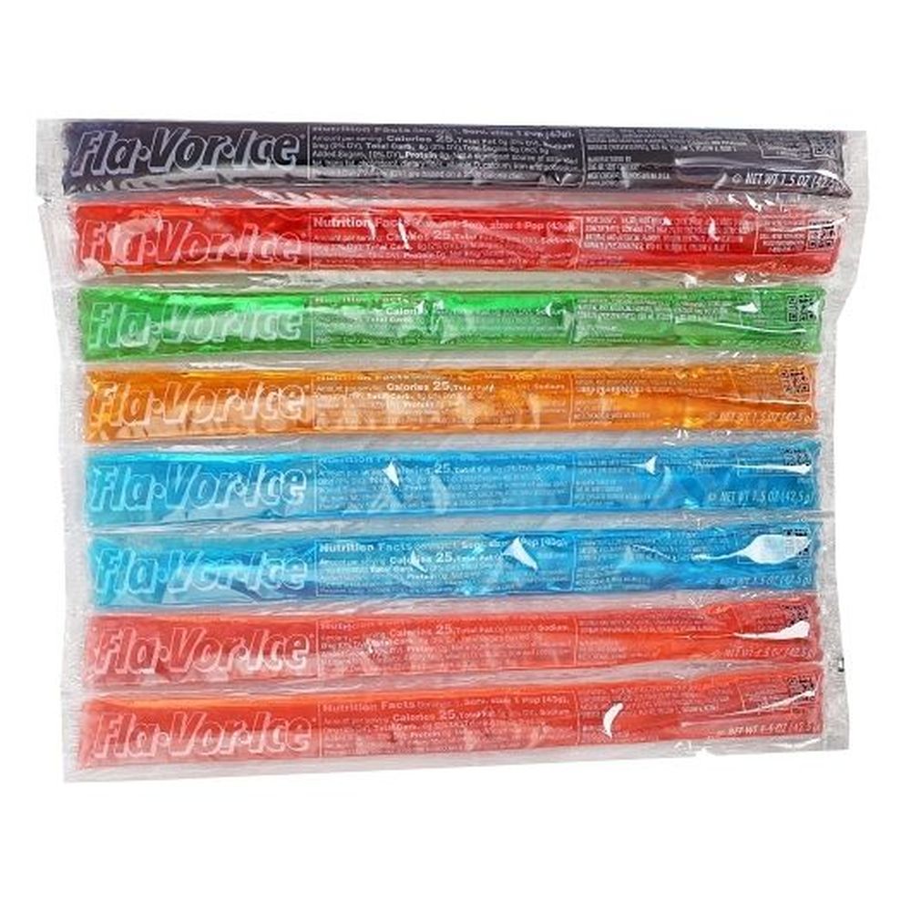 Fla Vor Ice Assorted Freezer Pops 1 5 Ounce 80 per case