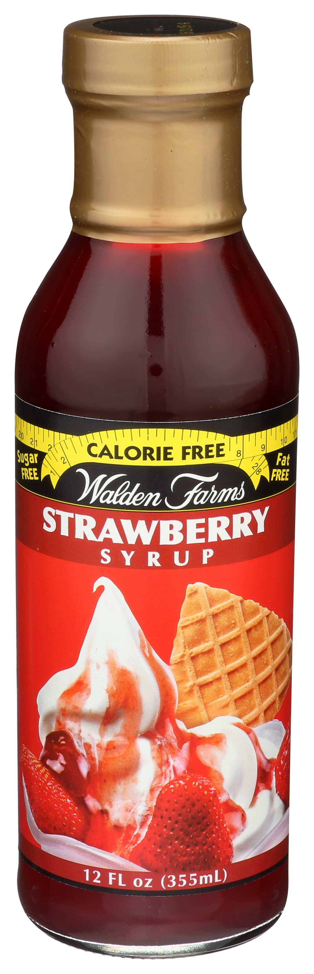 Walden Farms Calorie Free Strawberry Syrup, 12 Ounce -- 6 Per Case