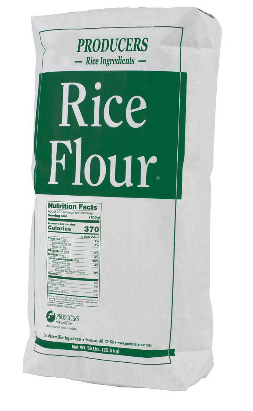 Producers Rice Flour Rice, 50 Pound