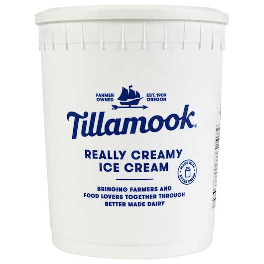 Tillamook Chocolate Chip Cookie Dough Ice Cream, 3 Gallon
