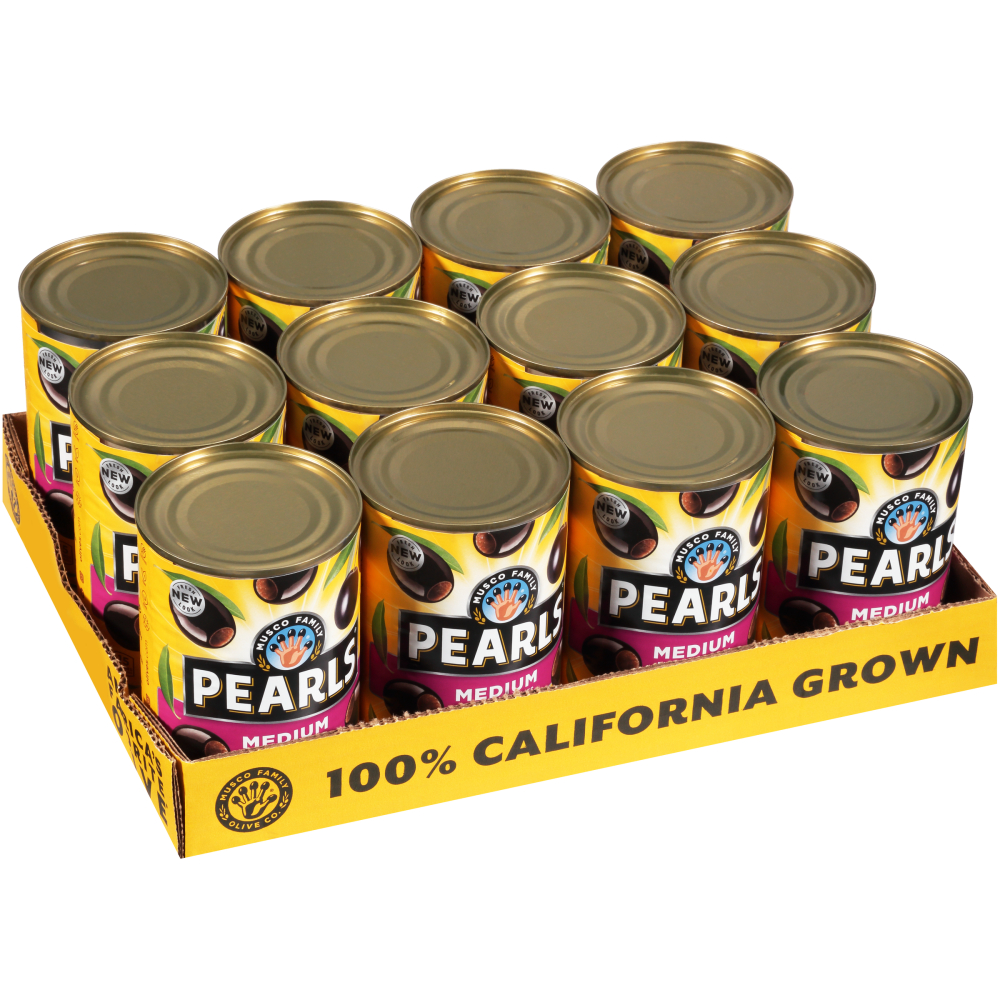 Pearls Medium Pitted Olives, 6 Ounce -- 12 Per Case