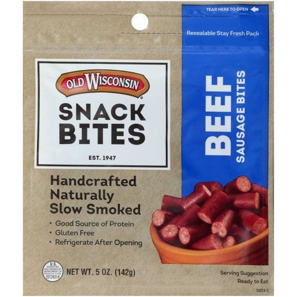 Old Wisconsin Beef Snack Bites, 5 Ounce -- 12 per case