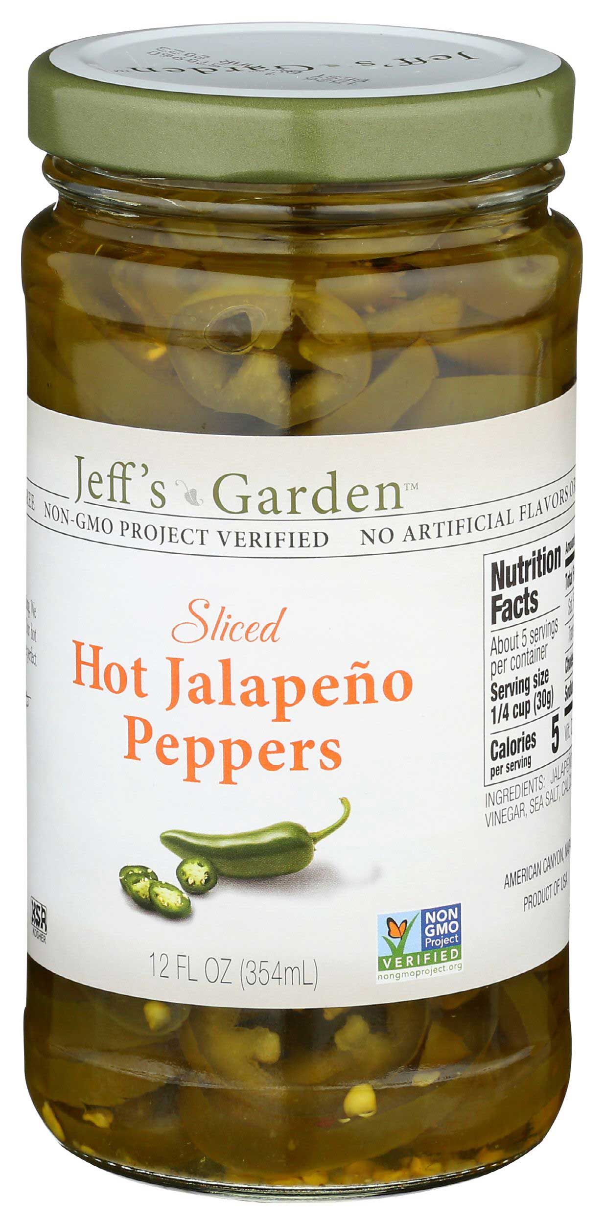 carmel mission Jeff siner エッチング  10/250 Jeffs Naturals Sliced Hot Jalapeno Pepper, 12 Fluid Ounce -- 6 per