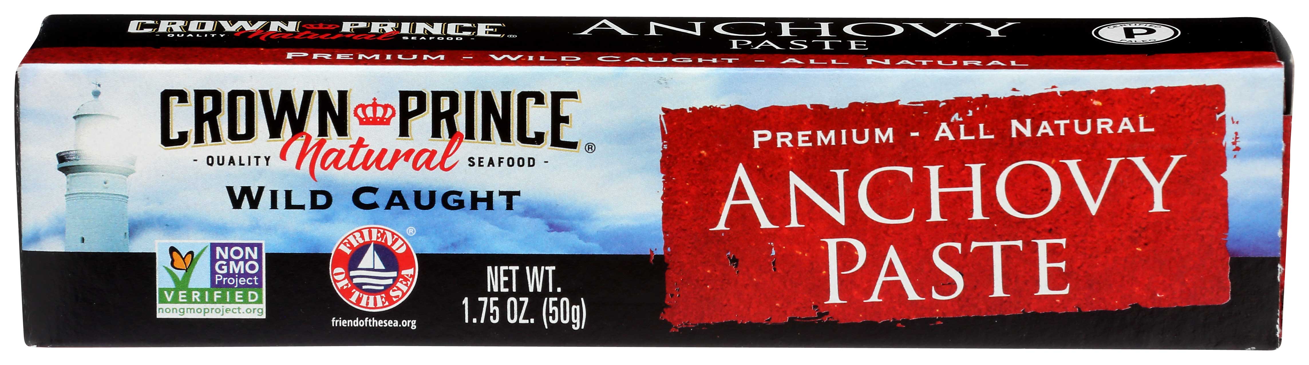 Crown Prince Natural Wild Caught Anchovy Paste, 1.75 Ounce -- 12 Per Case
