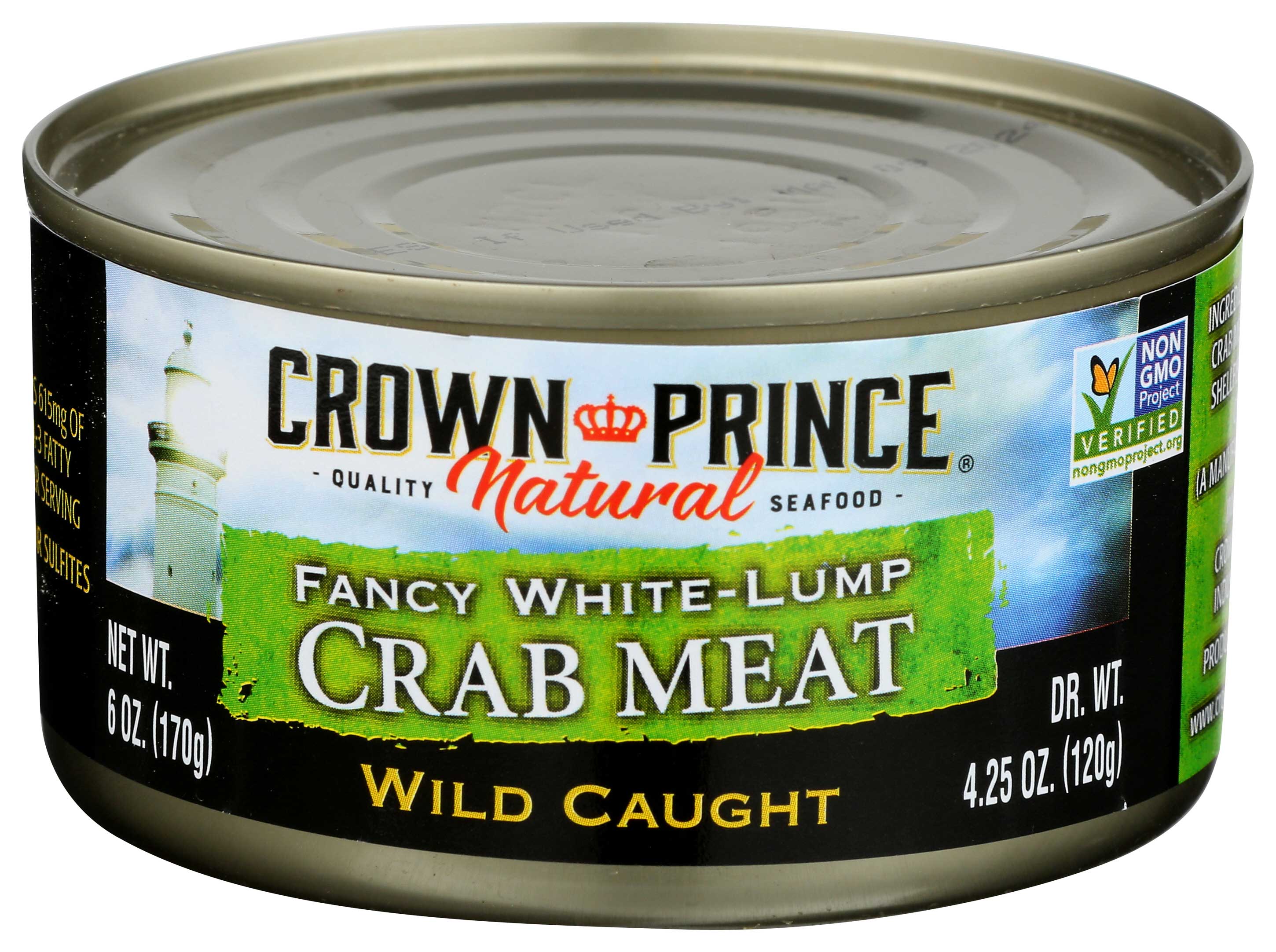 Crown Prince Fancy White Crab Meat, 6 Ounce -- 12 Per Case