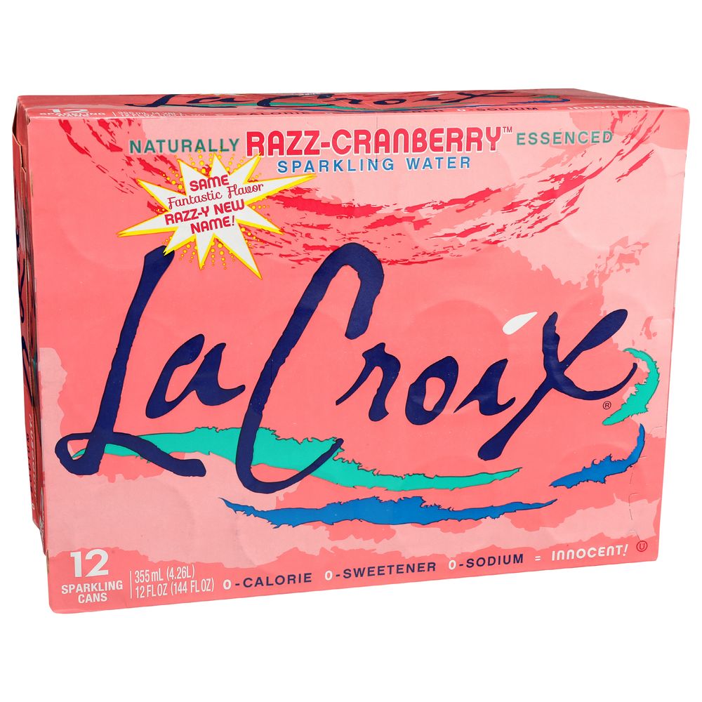 Lacroix Cran Raspberry Sparkling Water, 12 Fluid Ounce -- 24 Per Case