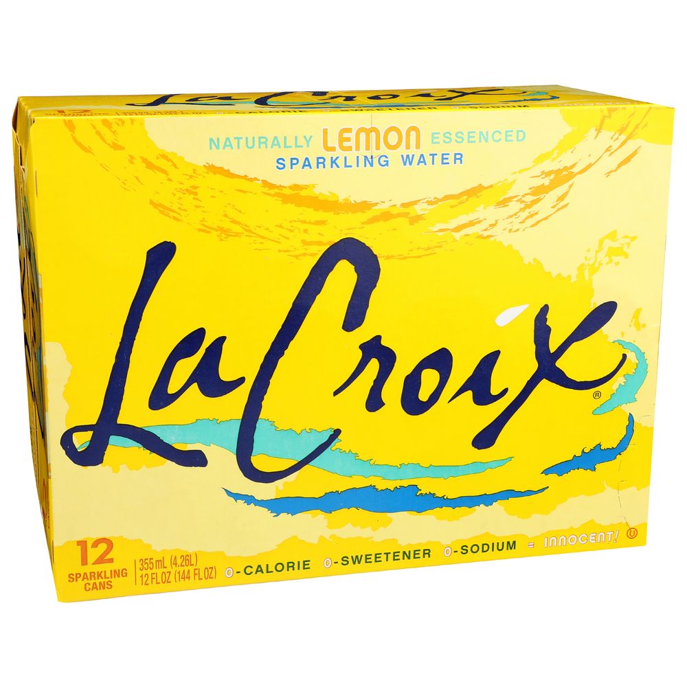 Lacroix Lemon Sparkling Water, 12 Fluid Ounce -- 24 Per Case