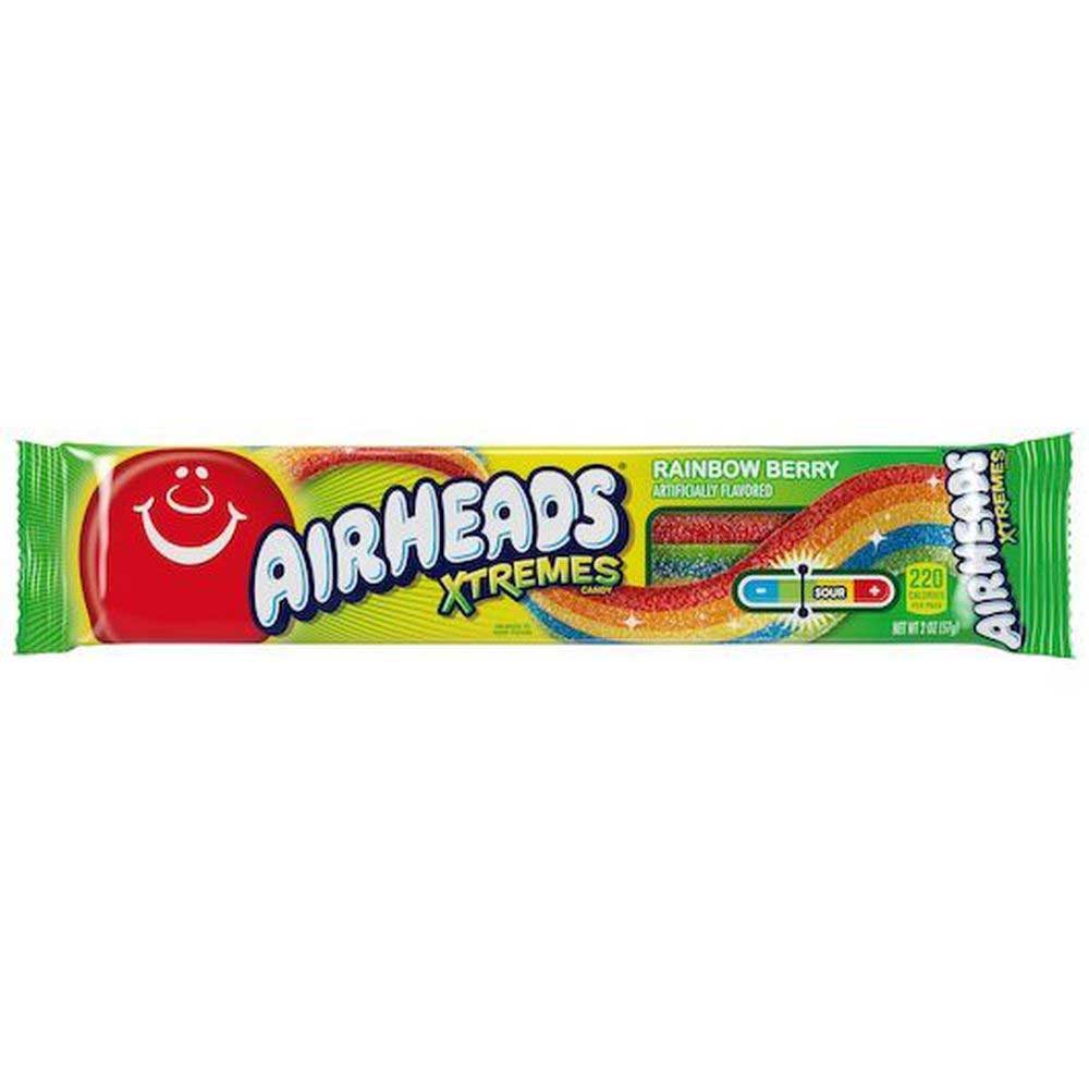 【本物新品保証】 Airheads 216 -- Ounce 2 Belts, Candy Berry Rainbow Xtremes トップス