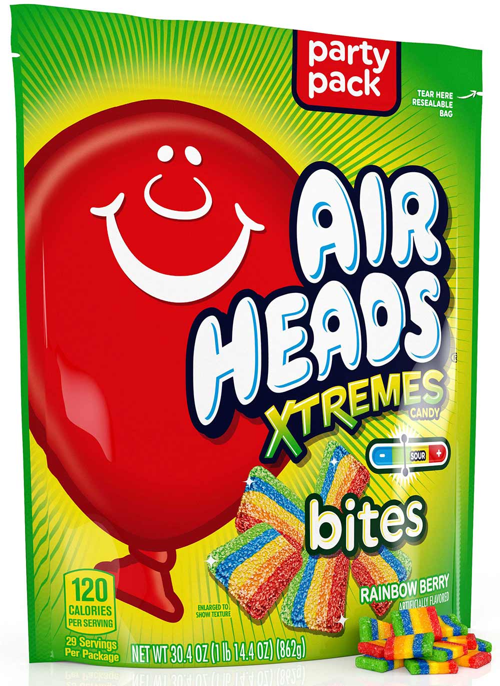 Airheads Xtremes Bites, 30.4 Ounce -- 4 Per Case