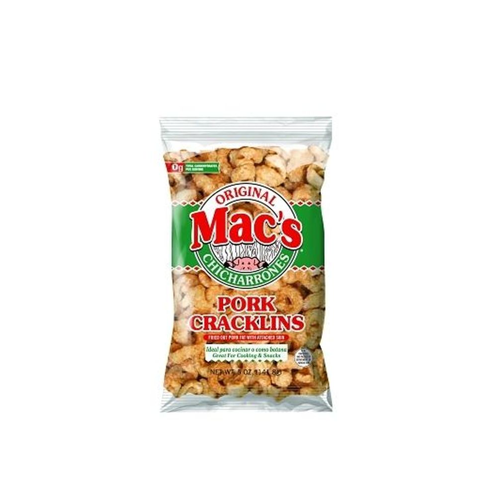 Macs Chicharrones De Cerdo Originales, 5 Onzas -- 12 Por Caja