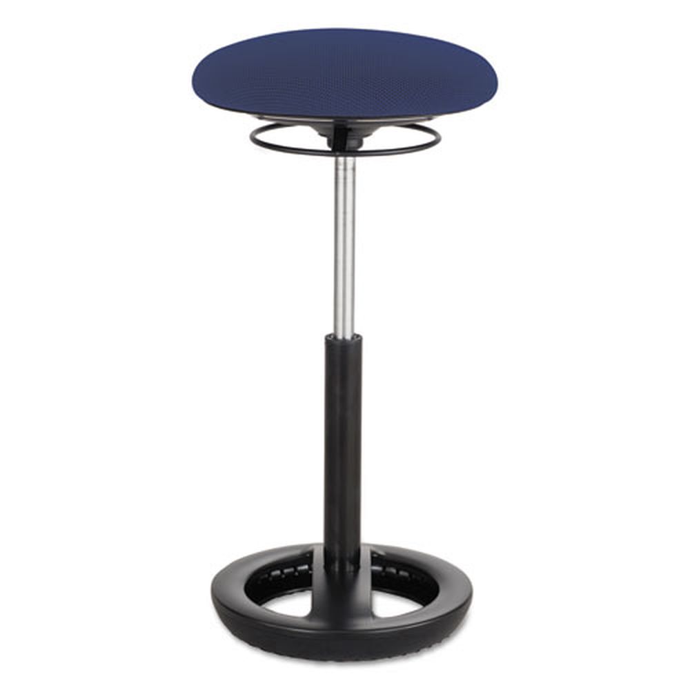 Safco 22 To 32 Inch Blue Seat And Back Black Base Twixt Extended-height Ergonomic Chair, Supports 250 Pound