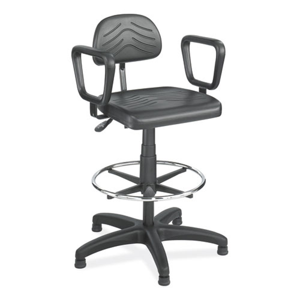 Safco Black Optional Closed Loop Armrests For Safco Task Master Series Chairs, 2 X 13 X 9 Inch