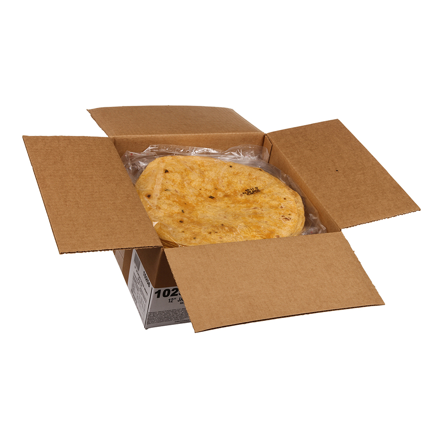 Mission Foods Jalapeno Cheese Wrap, 12 Inch, 12 Count -- 6 Per Case