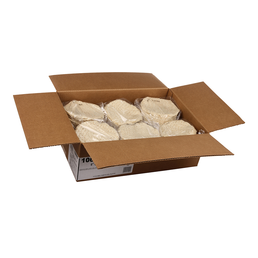 Mission Foods White Corn Tortilla, 6 inch - 60 per pack -- 12 packs per case.
