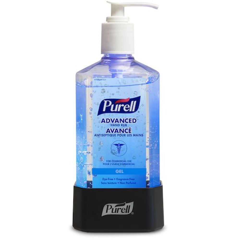 Base Para Botella Luminosa Purell De 12 Onzas, 12 Unidades